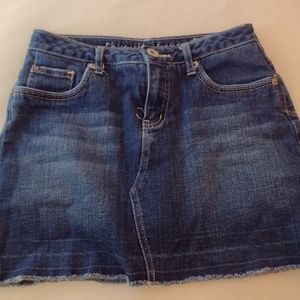 Justice denim mini skirt girls size 12r